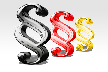 Naklejka premium deutsches Recht