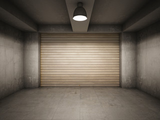 Empty garage
