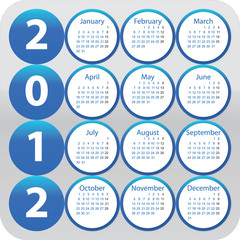Calendar for 2012