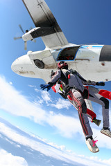 Fototapeta premium Skydiving photo