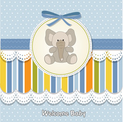 new baby arrived card