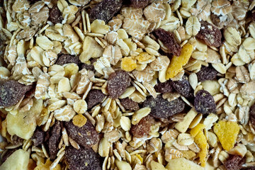 Muesli background.