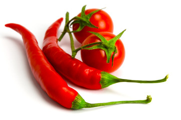 Tomaten und Chili
