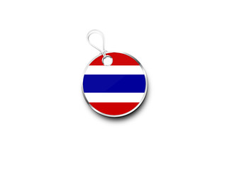 Naklejka premium 3d Disk For Thailand