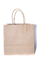paper bag on white backgrounds