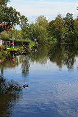 landscape in ZAaNSE SCHANS near Amsterdam