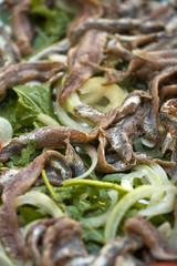 Salted sardines