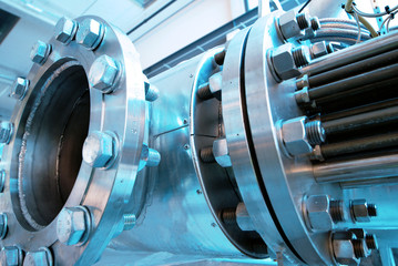 Industrial zone, Steel pipelines and valves