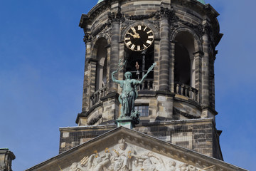 Royal palace in amsterdam, Dam Square