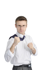 Businessman defends himself