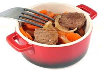 Un boeuf carotte en cocotte