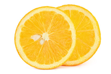 Orange slice isolated