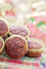 banana and chocolate muffins