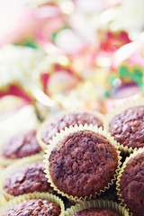 banana and chocolate muffins