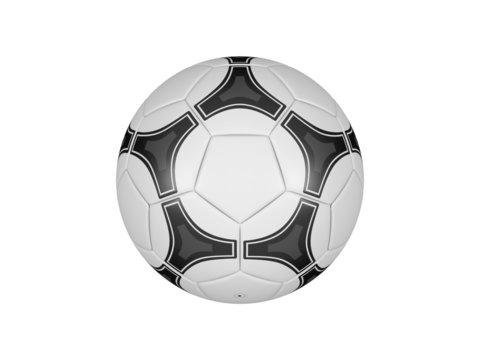 Soccer ball isolated on a white background