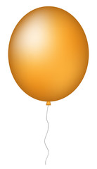 Orange big balloon