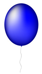 Blue big balloon