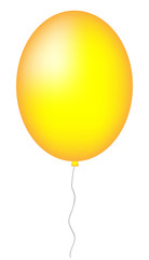 Yellow big balloon