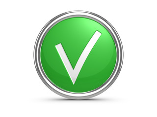 Green check mark sign