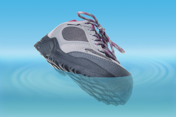 chaussure randonnée dans eau