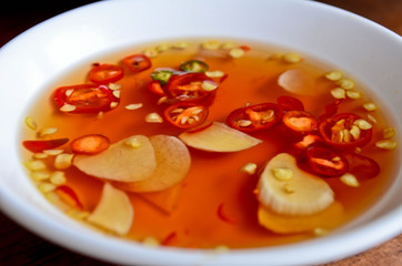 Fish sauce with garlic and chili