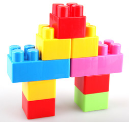 Plastic building blocks