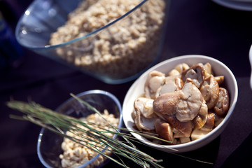 Ingredients for the grill