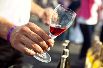 Wine tasting