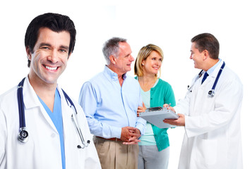 Fototapeta premium Family doctor and patient.