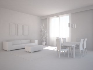 Fototapeta premium grey interior concept