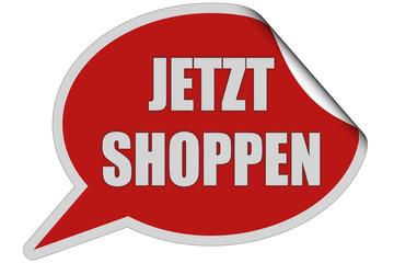 SP-STicker rot curl oben JETZT SHOPPEN