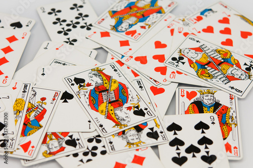 &quot;Jeu de cartes 2&quot; photo libre de droits sur la banque d'images Fotolia