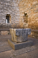 Medival castle well in Sv.Lovrec