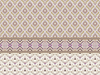 Hintergrund Ornament Thailand Floral 02