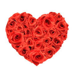 Love heart of roses