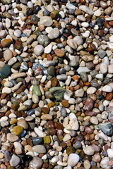 Wet pebbles