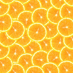 Many slice of orange