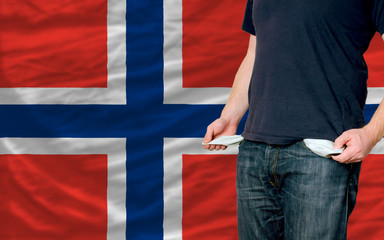 recession impact on young man and society in norway