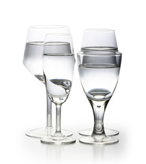 big glassware collection