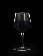 Red wine glass