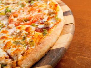 Tasty Italian pizza.Neapolitan