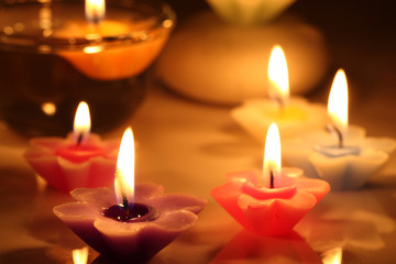 flower candles
