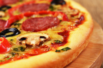 Mushroom pizza