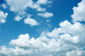white clouds