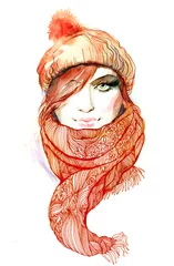 Foto auf Acrylglas scarf © ankdesign