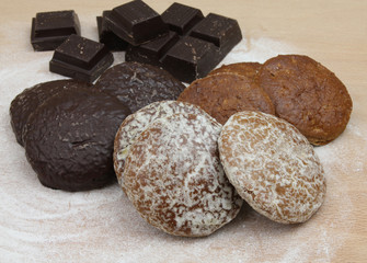 verschiedene Lebkuchen