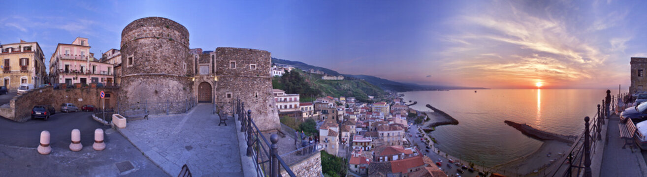 Pizzo Calabro, castello Murat a 360&deg;