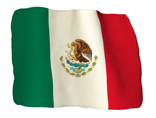 Messico bandiera di plastilina © robodread
