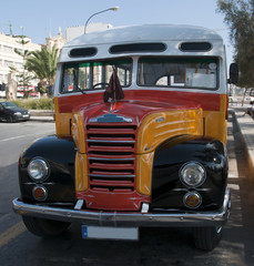 original old bus on Malta