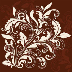 Ornamental Swirly Flourishes Vector Illustration Design Elements
